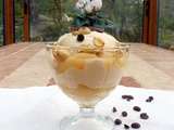 Verrine de poires confites, chantilly au café/cardamome/cannelle