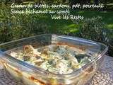 Gratin de blettes, cardons, poireaux, pommes de terre Rubrique: Vive les Restes