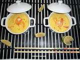 Soupe de lait de coco /curry aux crevettes