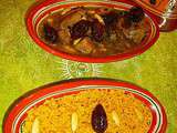 Tajine d'agneau amandes et pruneaux