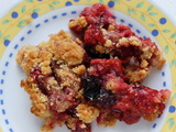 Crumble prunes-noisette