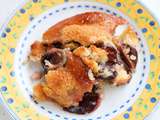 Financier  comme un clafoutis  aux prunes