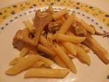 Penne aux artichauts violets