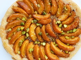 Tarte croustillante abricot et pistache