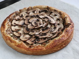 Tarte fine aux champignons