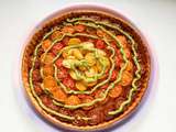 Tarte fine aux tomates cerises et pesto