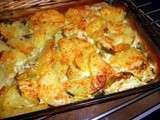 Gratin de pommes de terre et courgettes