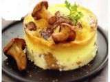 Petits flans de girolles