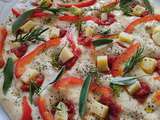 Focaccia aux tomates confites et au Grayeur