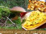 D'omelette aux cèpes, à la persillade (cuisine gascogne)