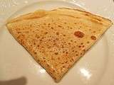 Crêpes à la purée d'amande