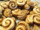 Kanelbullar ou Brioches suédoises à la cannelle