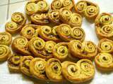 Palmier au chorizo apéritif