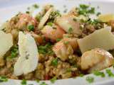 Risotto de langoustines et St Jacques