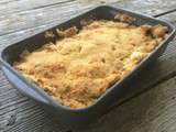 Crumble pommes rhubarbe