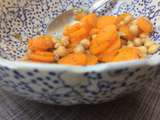 Salade de carottes et pois chiches au cumin