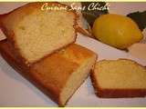 Cake aux zestes de citron