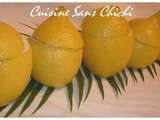 Citrons farcis au thon et fromage frais