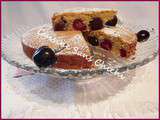 Gâteau cerises amandes et cannelle