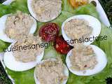 Oeufs farcis aux rillettes de sardines