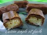 Barre chocolatée à la noix de coco