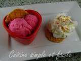 Glace saveur   Pomme d'Amour 