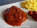 Osso bucco de dinde à la sauce tomate et champignons