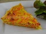 Quiche aux carottes et surimi