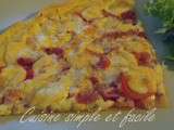 Tarte fine aux tomates cerises, lardons et munster