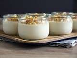 Panna cotta au lait d’amande et son crumble