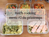 Batch cooking au Cookeo menu #2 du printemps