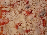 Crumble de tomate à la fourme d'Ambert