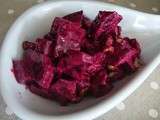 Salade de betteraves rouges