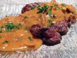 Bavette sauce chasseur