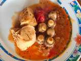 Poulet tomates et champignons (recette Companion)