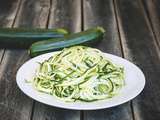 Salade de courgettes « spaghettis »