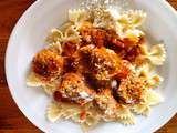 Boulettes de veau au parmesan et sauce tomates