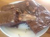 Fondant choco-noisettes sans beurre ni sucre et sans gluten