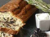 Cake aux olives et romarin