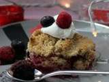 Crumble aux fruits rouges