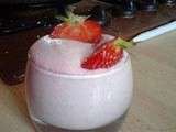 Mousse aux fraises