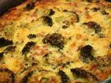 Quiche brocoli et roquefort