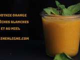 Smoothie orange pêche miel