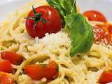 Spaghetti aux tomates cerises