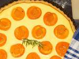 Tarte aux abricots et romarin