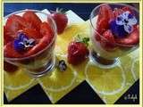 Tarte citron fraises en verrine (Thermomix)