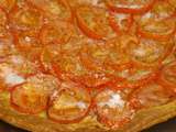 Tarte fine végétalienne aux tomates