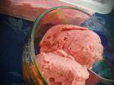 Glace a la fraise sans sorbetière