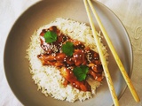 Poulet teriyaki au vinaigre au cacao