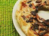 Quiche aux champignons lardon et mascarpone